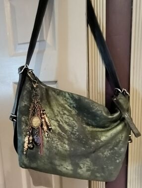 Rough And Tumble Brushed Tarragon Med Duffel